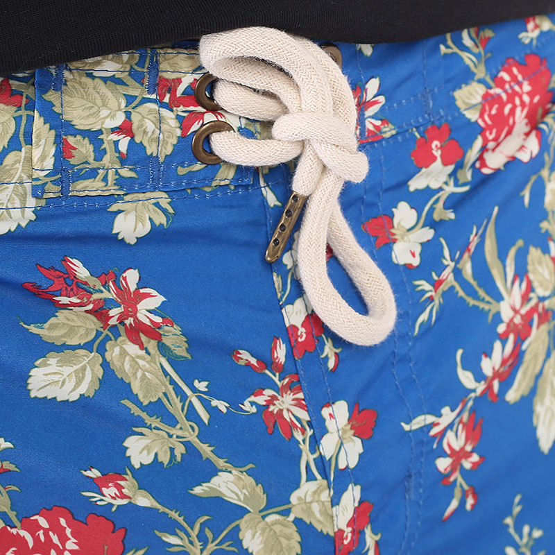 мужские синие шорты Запорожец heritage Цветочки Цветочки-royal - цена, описание, фото 2